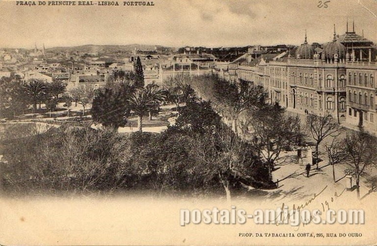 Bilhete postal de Lisboa : ​Praça do Príncipe Real - 2  | Portugal em postais antigos
