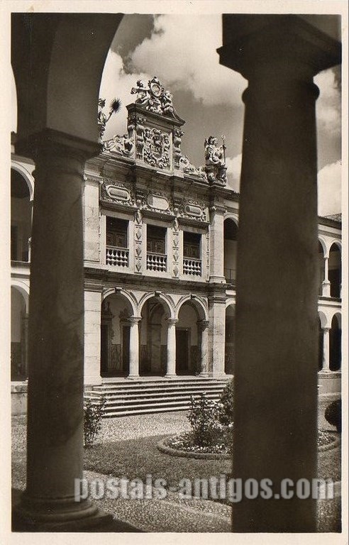 Bilhete postal da Universidade (liceu), Évora | Portugal em postais antigos