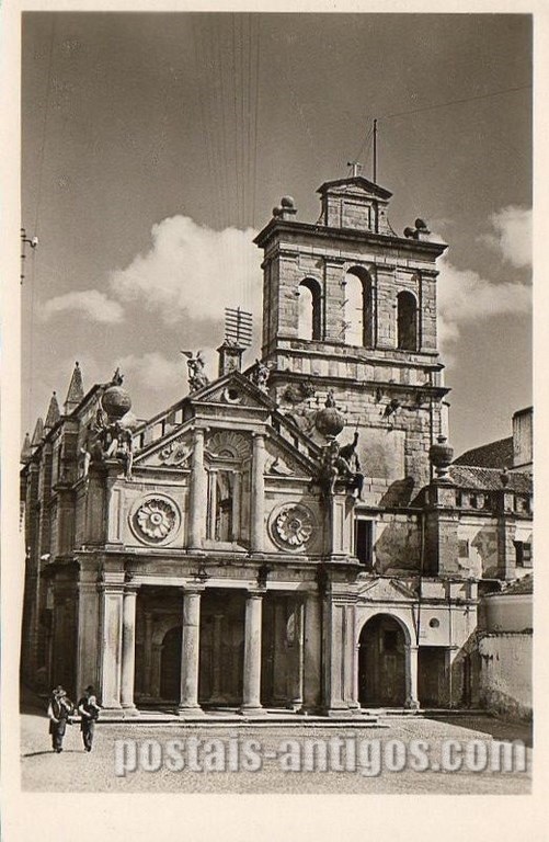 Bilhete postal da Igreja de Nossa Senhora da Graça, Évora | Portugal em postais antigos