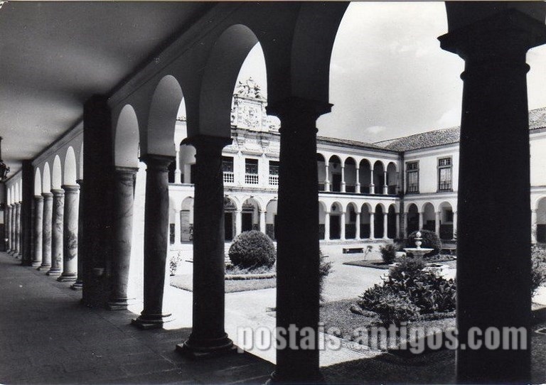 Bilhete postal da Universidade (Liceu) de Évora | Portugal em postais antigos