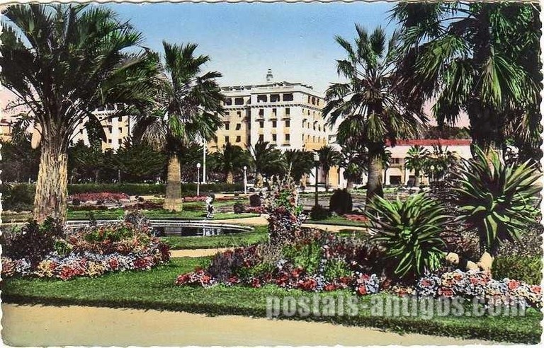 Bilhete postal ilustrado de um trecho do Estoril  | Portugal em postais antigos 