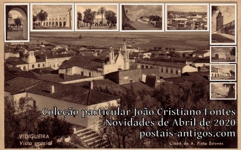 Vidigueira - Novidades de Abril de 2020 | Portugal em postais antigos