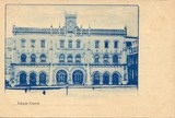 Bilhete postal ilustrado de Lisboa: Estação do Rossio -1 | Portugal em postais antigos