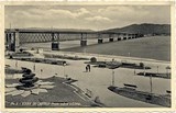 Bilhete postal ilustrado de Viana do Castelo, Ponte sobre o Lima | Portugal em postais antigos