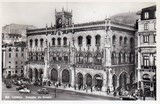 Bilhete postal ilustrado de Lisboa: Estação do Rossio | Portugal em postais antigos