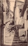 Bilhete postal ilustrado das escadas de Codeçal, Porto | Portugal em postais antigos