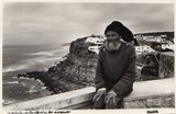 Bilhete postal ilustrado de Azenhas do Mar (Sintra), um ex-pescador | Portugal em postais antigos 