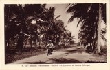 Bilhete postal ilustrado de Moçambique, A caminho da escola (Manga), Beira | Portugal em postais antigos 