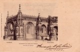 Bilhete postal antigo de Tomar: Exterior do coro da Igreja do Convento de Cristo | Portugal em postais antigos