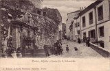 Bilhete postal ilustrado de Aljube e Fonte de São Sebastião, Porto | Portugal em postais antigos
