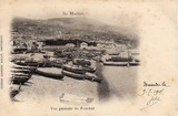 Bilhete postal ilustrado da vista geral Funchal, Madeira | Portugal em postais antigos 
