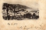 Bilhete postal ilustrado da vista oeste Funchal, Madeira | Portugal em postais antigos 