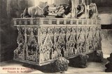 Bilhete postal de Alcobaça, Túmulo Dom Pedro no Mosteiro | Portugal em postais antigos