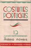 Bilhete postal antigo: Exposição Universal 1937 - Paris - Capa de 12 costumes Portugueses.