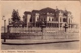 Bilhete postal ilustrado do Palácio do comércio, Benguela, Angola | Portugal em postais antigos 