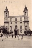 Bilhete postal de Faro: Igreja do Carmo | Portugal em postais antigos