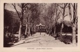 Postais antigos de Covilhã: Jardim Público (avenida) | Portugal em postais antigos