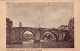 Bilhete postal ilustrado de Amarante: Ponte São Gonçalo | Portugal em postais antigos