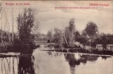 Bilhete postal antigo de Margens do rio Nabão, Tomar | Portugal em postais antigos