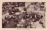 Postais antigos de Covilhã: Praça do Município | Portugal em postais antigos