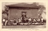 Bilhete postal ilustrado de Moçambique, Escola Vasco de Gama, Inhambane | Portugal em postais antigos 
