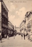 Bilhete postal de Faro: Rua de Santo António | Portugal em postais antigos