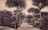 Bilhete postal antigo do Jardim da Avenida Marquês de Tomar | Portugal em postais antigos