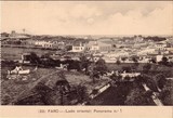 Bilhete postal de Faro: Lado Oriental - Panorama n°1​ | Portugal em postais antigos