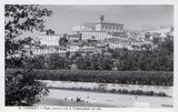 Postal antigo de Coimbra, Portugal: Vista parcial de Coimbra com a Universidade no alto.