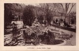 Postais antigos de Covilhã: Lago do jardim público | Portugal em postais antigos