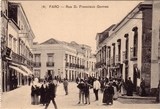 Bilhete postal de Faro: Rua Dom Francisco Gomes | Portugal em postais antigos