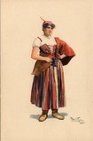 Bilhete postal por Alberto Souza: Costume da Ilha da Madeira | Portugal em postais-antigos.com