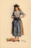 Bilhete postal por Alberto Souza: Costume de Ovar | Portugal em postais-antigos.com