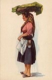 Bilhete postal por Alberto Souza: Costume de Varina de Lisboa | Portugal em postais-antigos.com