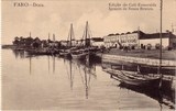 Bilhete postal de Faro: Doca | Portugal em postais antigos