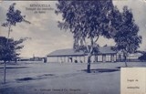 Bilhete postal ilustrado da Estação do caminho de ferro, Benguela, Angola | Portugal em postais antigos  