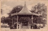 Bilhete postal ilustrado de Um trecho do Jardim Público, Benguela, Angola | Portugal em postais antigos 