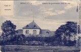 Bilhete postal ilustrado do Palácio do governardor, lado do mar, Benguela, Angola | Portugal em postais antigos 