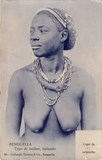 Bilhete postal ilustrado do Tipo de mulher Bailundo, Benguela, Angola | Portugal em postais antigos 