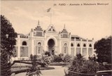 Bilhete postal de Faro:  Alameda e Matadouro Municipal | Portugal em postais antigos