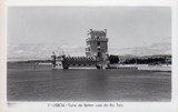 Bilhete postal antigo de Lisboa , Portugal: Torre de Bélem - 139