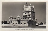Bilhete postal antigo de Lisboa , Portugal: Torre de Bélem - 142