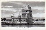 Bilhete postal antigo de Lisboa , Portugal: Torre de Bélem - 145