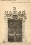 Bilhete postal da Porta dos Nós no Convento do Carmo , Évora | Portugal em postais antigos