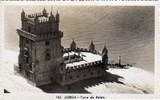 Bilhete postal antigo de Lisboa , Portugal: Torre de Bélem - 168