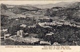 Bilhete postal ilustrado de Lembrança de São Miguel, Vista geral do Vale das furnas, Açores | Portugal em postais antigos 
