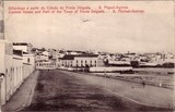 Bilhete postal de Alfândega e parte da cidade de Ponta Delgada, Açores | Portugal em postais antigos