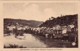 Bilhete postal ilustrado de Amarante: Margem esquerda do Tâmega | Portugal em postais antigos