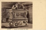 Bilhete postal antigo de Aveiro, Túmulo da Princesa Santa Joana | Portugal em postais antigos