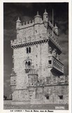 Bilhete postal antigo de Lisboa , Portugal: Torre de Bélem - 164